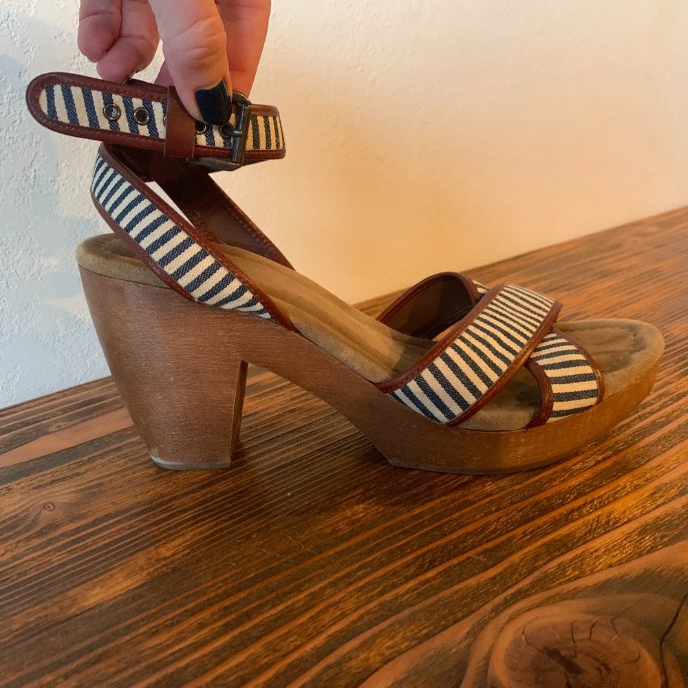 Madewell 1937 brand platform sandals size 10